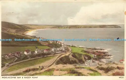 R599432 Woolacombe Bay and Baggy Point E A Sweetman Solograph Series De Luxe Pho