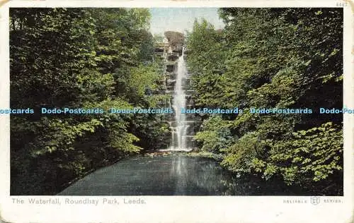 R599451 Leeds Roundhay Park The Waterfall W R and S Reliable Series 1904