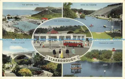 R599454 Scarborough Peasholm Glen Peasholm Lake The Bathing Pool E T W Dennis Ne