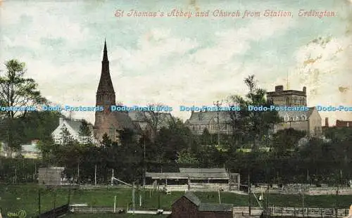 R599472 Erdington St Thomas Abbey and Church from Station V and S Twilton Series