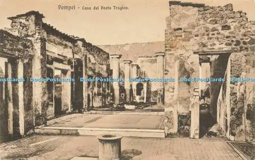 R599494 Pompei Casa del Poeta Tragico Brunner und C