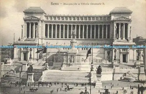 R599591 Roma Monumento a Vittorio Emanuele II Brunner und C