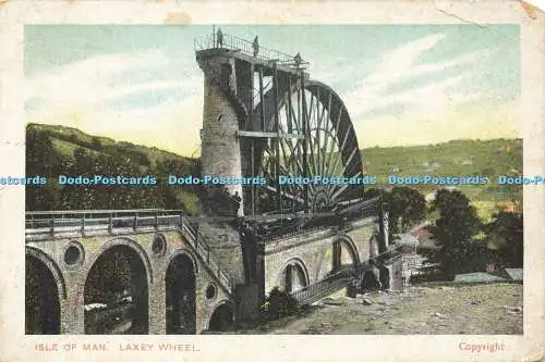 R599687 Isle of Man Laxey Wheel G D and D