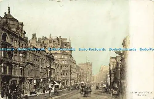 R599688 Cardiff St Mary Street Postkarte