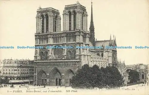 R599691 Paris Notre Dame Vue d Ensemble ND Phot