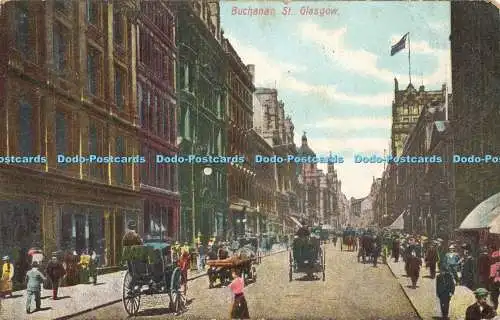 R599708 Glasgow Buchanan St Postkarte