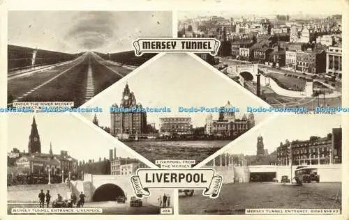 R599795 Mersey Tunnel Liverpool Liverpool vom Eingang Mersey Tunnel Multi