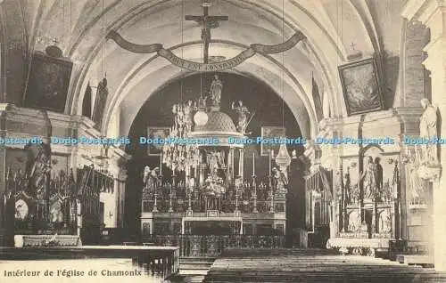 R599820 Interieur de l Eglise de Chamonix G Tairraz