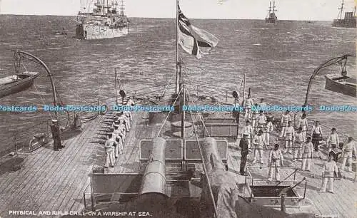 R599827 Physical and Rifle Drill on a Warship at Sea G D and D Star Series