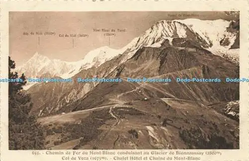 R599879 Chemin de Fer du Mont Blanc Conduisant au Glacier de Bionnassay Col de V