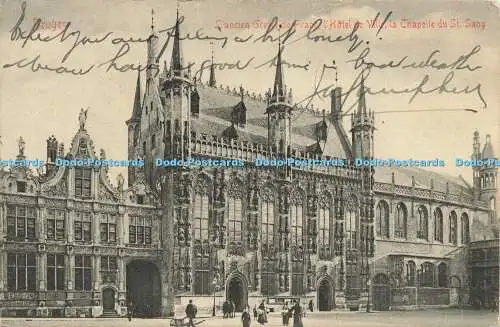 R599928 L Ancien Greffe du Frant l Hotel de Ville la Chapelle du St Sang C T C A