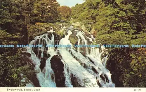 R599951 Betwsy Coed Swallow Falls E T W Dennis Photocolour 1980