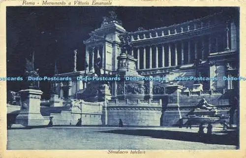 R599959 Roma Monumento a Vittorio Emanuele Simulacro Tutetare Alterocca Terni