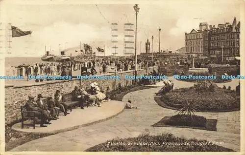 R599966 I o M Douglas Loch Promenade Sunken Gardens M and L National Series 1947