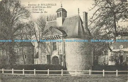 R599967 Environs de Rolleville Saint Martin du Bec Le Chateau du Bec E Mellet
