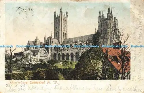 R599973 Canterbury Cathedral N W 1903