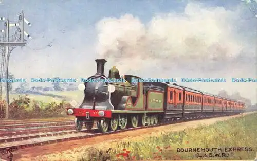 R599978 Bournemouth Express Tuck Oilette Serie IV Postkarte 9226 L und S W R 190