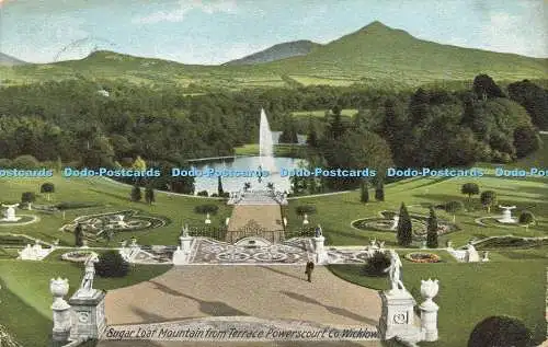 R599988 Co Wicklow Sugar Loaf Mountain von der Terrasse Powerscourt W Lawrence 1905