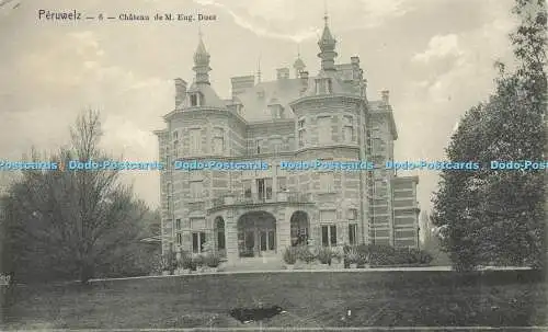 R600085 Peruwelz Chateau de M Eug Duez Desaix 1920