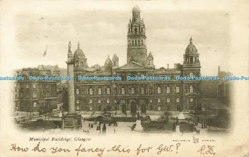 R600160 Glasgow Municipal Buildings W R and S Reliable Series 1904