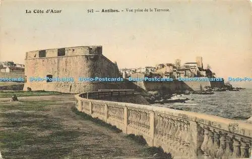 R600304 Antibes La Cote d Azur Vue prise de la Terrasse P H und Cie 1910