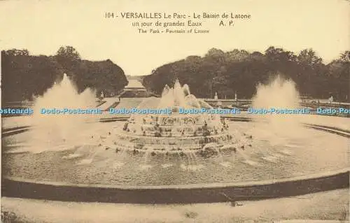 R600319 Versailles Der Parkbrunnen von Latone A Papeghin