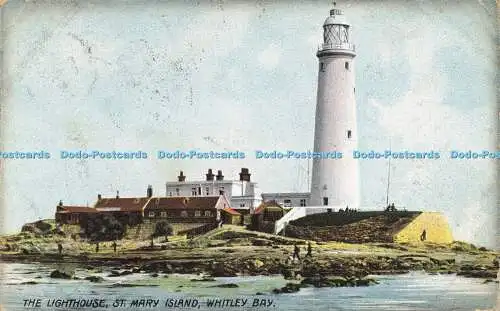 R600337 Whitley Bay St Mary Island The Lighthouse Hartmann 1906