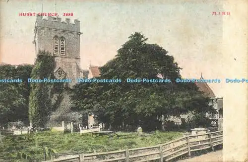 R600374 Hurst Kirche M J R B 1905