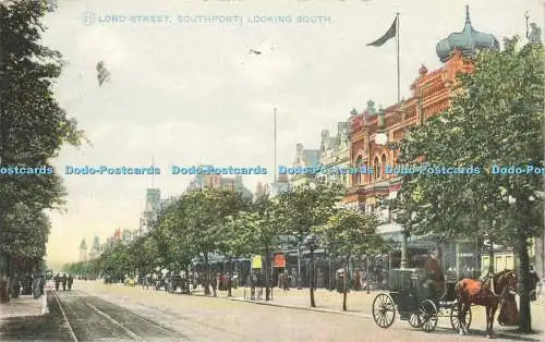 R600378 Southport Lord Street Looking South W R and S Reliable Series 1904