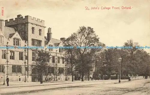 R600478 Oxford St John College Front O F Stengel