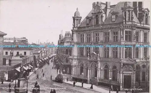 R600490 Birmingham General Post Office und New Street F F and Co G D and D