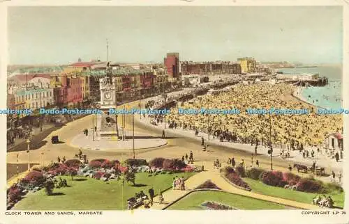 R600696 Clock Tower and Sands Margate LP 29 A H and S Paragon Series