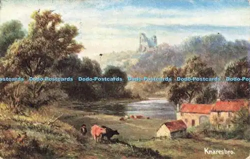 R600721 Knaresbro Yorkshire Views Serie Nr 5410 S Hildesheimer 1907