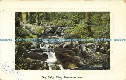 R602265 Fairy Glen Penmaenmawr A and G Taylors Orthochrome Series 1909 Reality