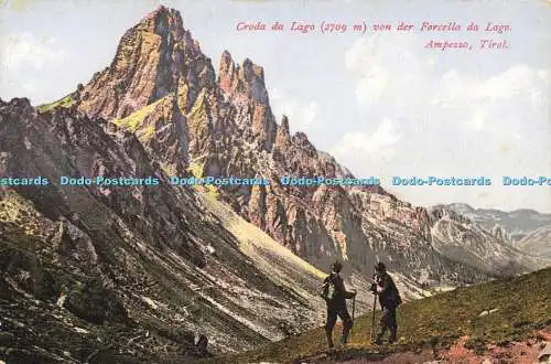 R600783 Croda da Lago von der Forcella da Lago Ampezzo Tirol Joh F Amonn Bozen M