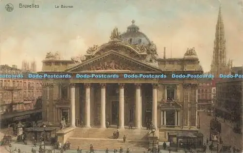 R600799 Nels Bruxelles La Bourse Nels Serie Bruxelles No 129