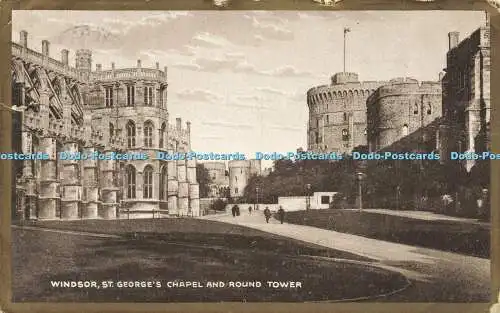 R602360 Windsor St Georges Chapel and Round Tower 1926