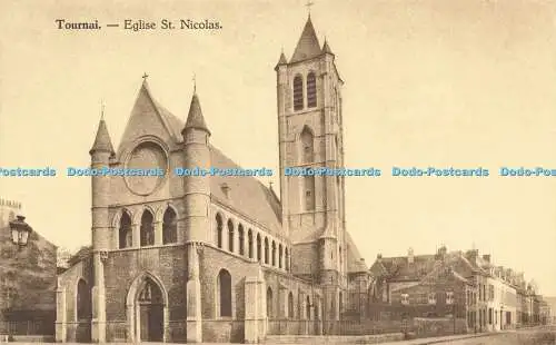 R600923 Tournai Eglise St Nicolas Edition Belge