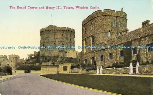 R602495 Round Tower und Henry III Tower Windsor Castle