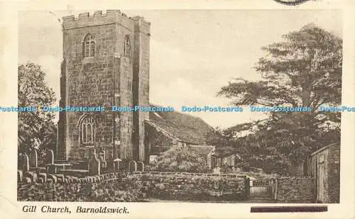 R602537 Gill Church Barnoldswick Cosmopolitan Serie R E B 1904