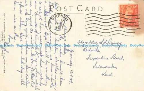 R601045 Guernsey Grandes Rocques Bay and Hotel 84611 1947 Photochrom