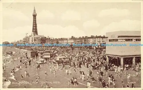 R602562 Blackpool vom Central Pier G 8856 Foto Typ Valentines