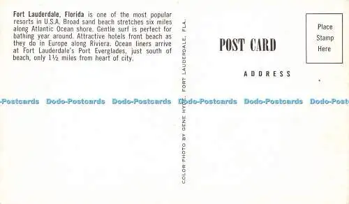 R602648 Fort Lauderdale Florida Resort in USA A Farbfoto Gene Hyde