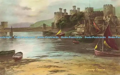 R601157 Elmer Keene Conway Castle Dennis Denniss Hand Coloured Bromide Series Da