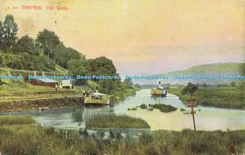 R601160 A 206 Trefriw Quay Bildchrom Postkarte Bild Ganzsachen 1907