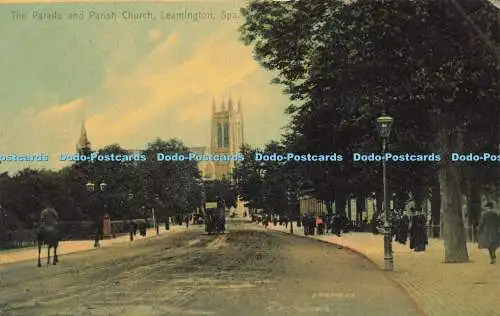 R601163 Parade and Parish Church Leamington Spa W A Lenton 1905