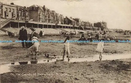 R601181 On Sands at Burnham on Sea 3492 W H and D G Bunting 1922