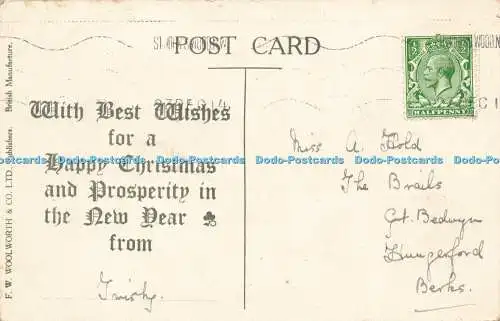 R601268 A Happy Xmas F W Woolworth 1914