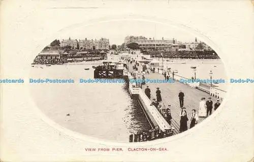 R601319 Blick vom Pier Clacton auf Meer A J Villinger Nr 359 1913