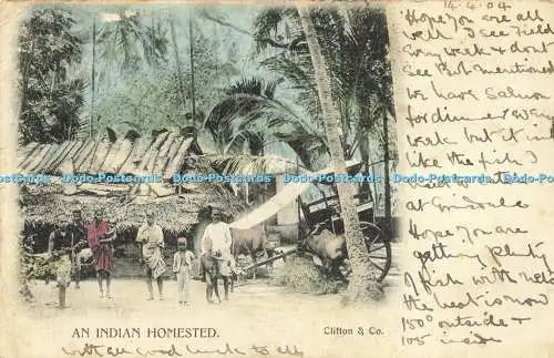 R602824 An Indian Homested Clifton 1904